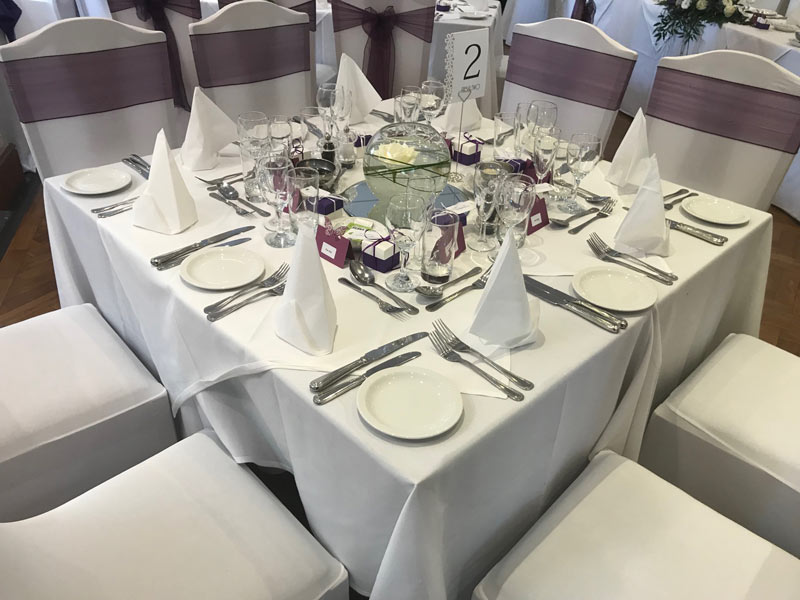 Wedding table at the Littlebury